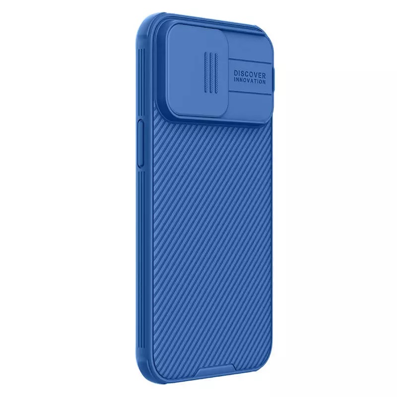 Apple iPhone 15 Pro Nillkin camshield pro kameravédős hátlap tok (Kék)