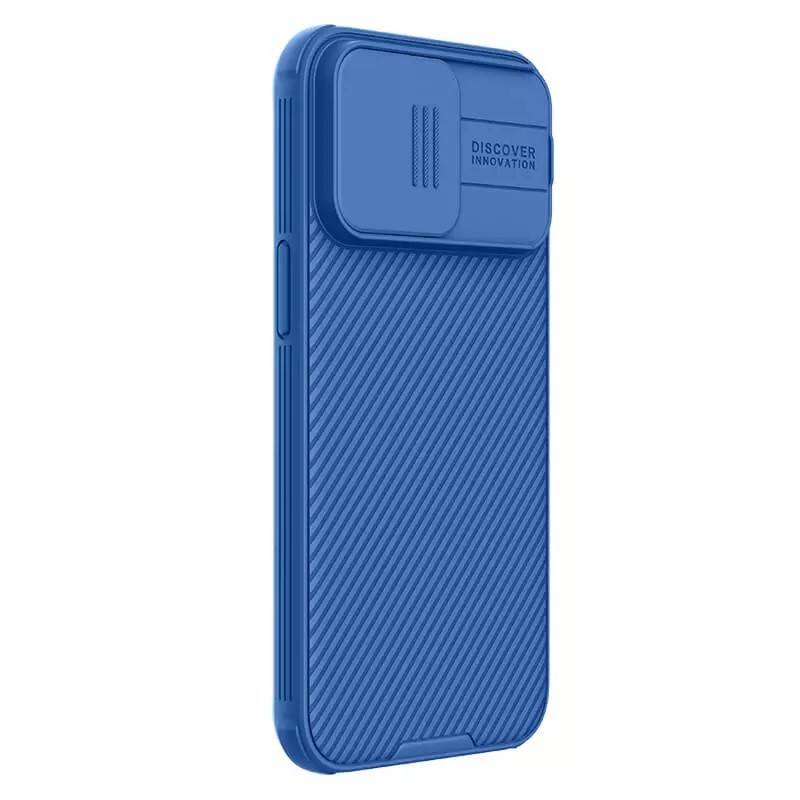 Apple iPhone 15 Pro Nillkin camshield pro magsafe hátlap tok kék