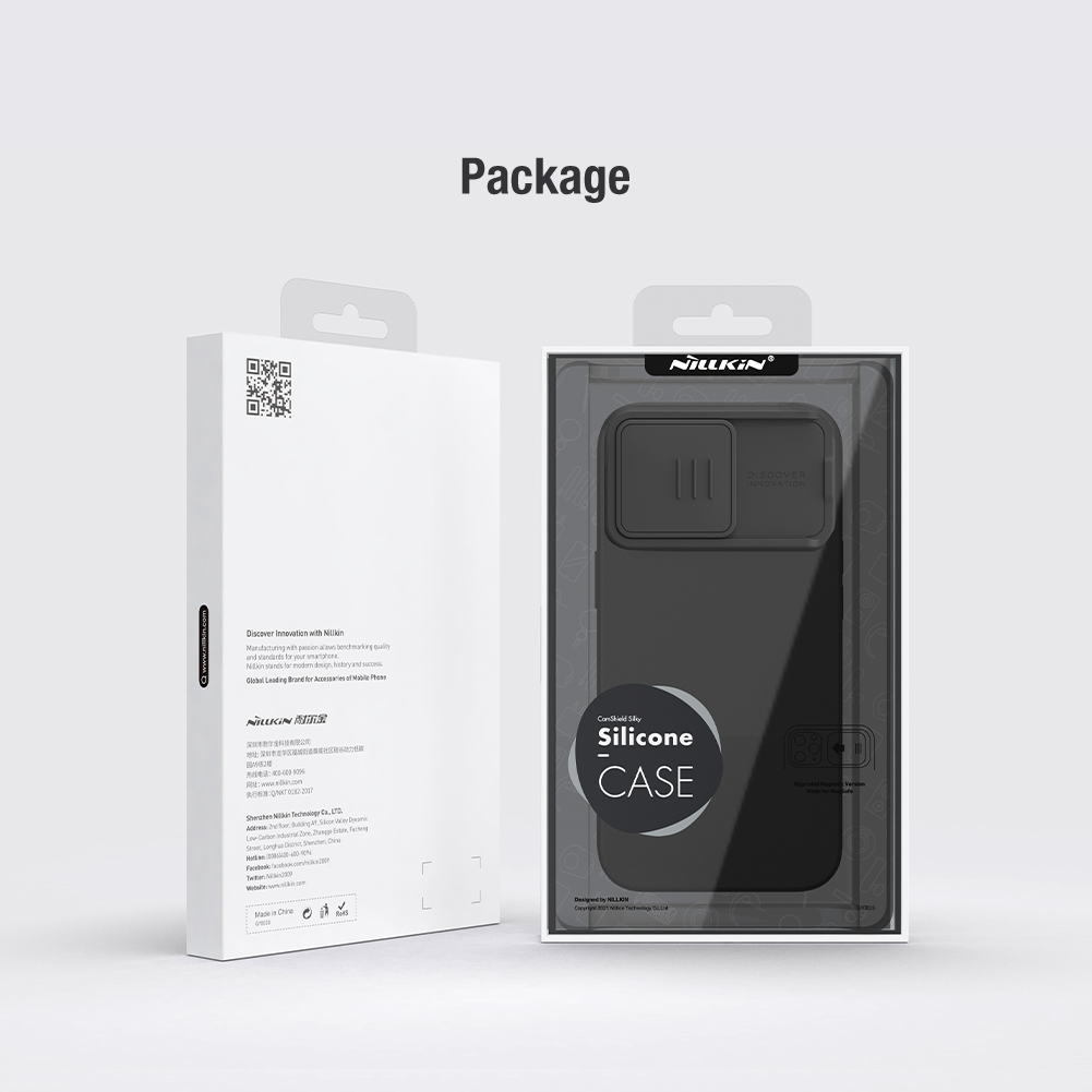 Apple iPhone 15 Pro Nillkin camshield silky silicone MAGSAFE hátlap tok (Mentazöld)