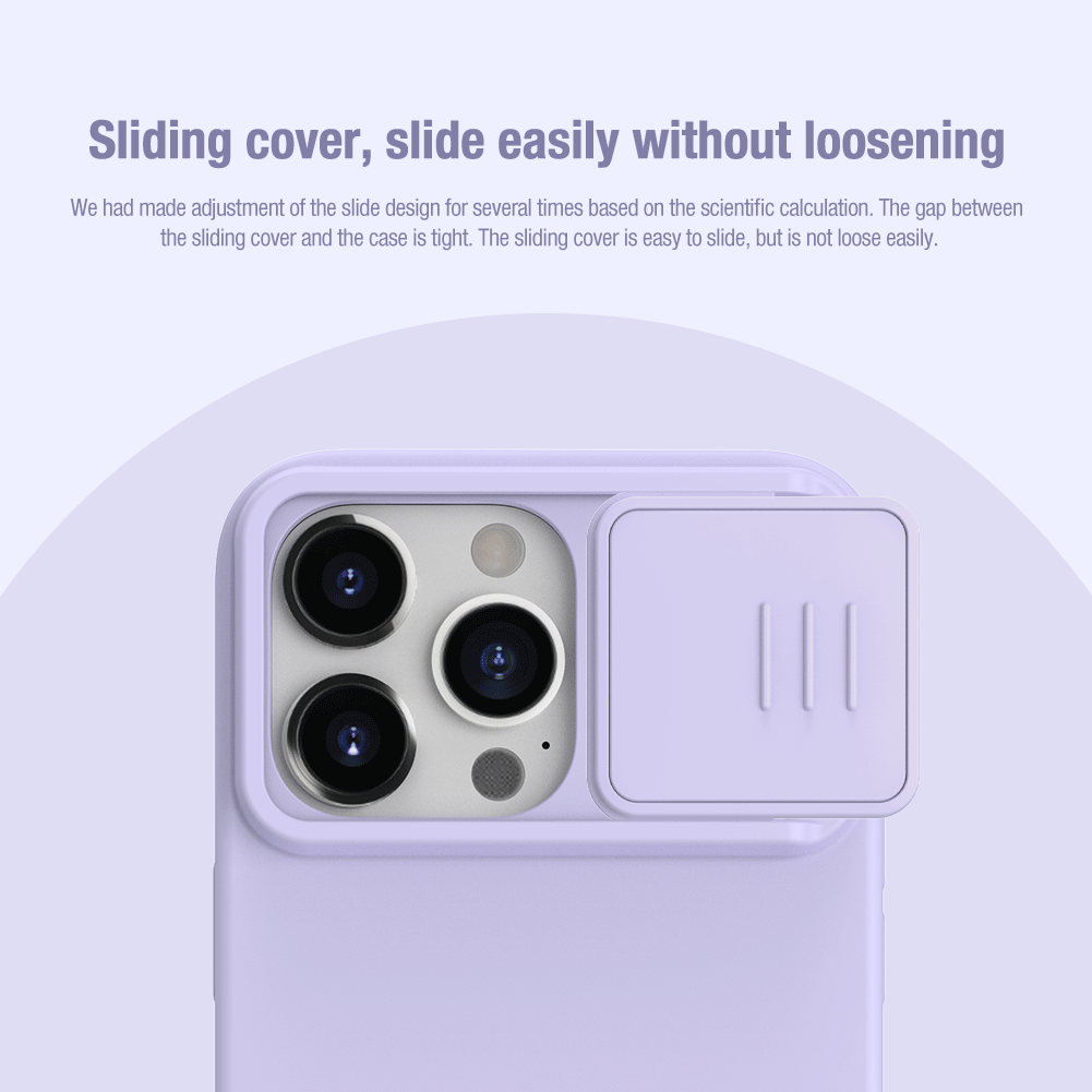 Apple iPhone 15 Pro Nillkin camshield silky silicone MAGSAFE hátlap tok (Mentazöld)