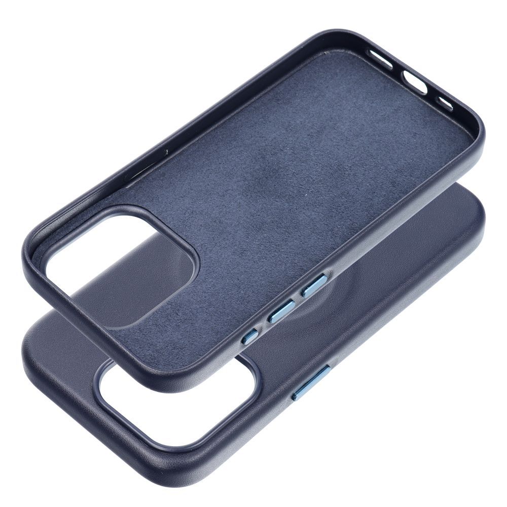 Apple iPhone 15 Pro Roar Leather magsafe hátlap tok (Kék)