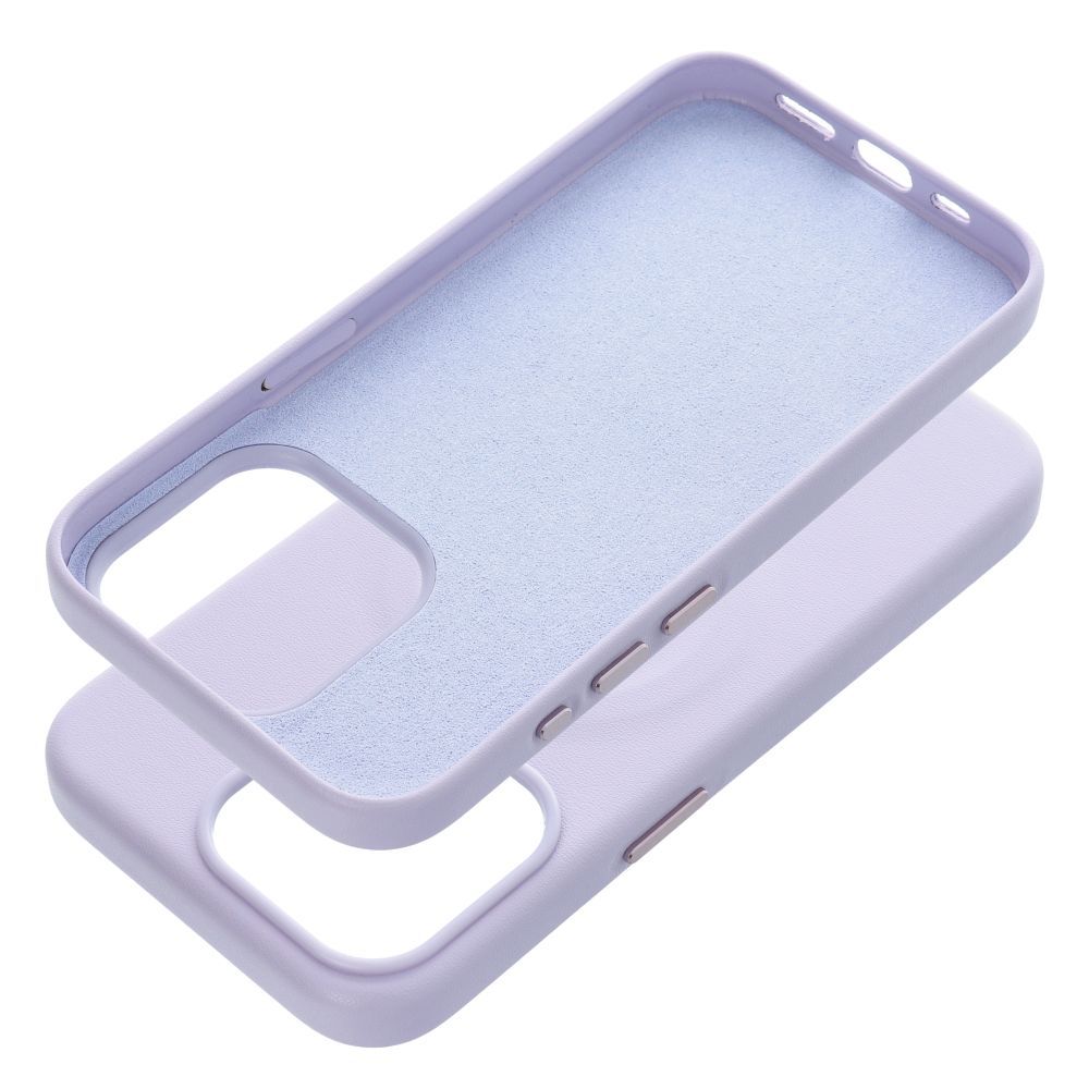 Apple iPhone 15 Pro Roar Leather magsafe hátlap tok (Lila)