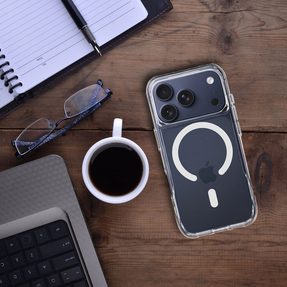 Apple iPhone 15 Pro ROAR Slim Defender hátlap tok (Átlátszó)