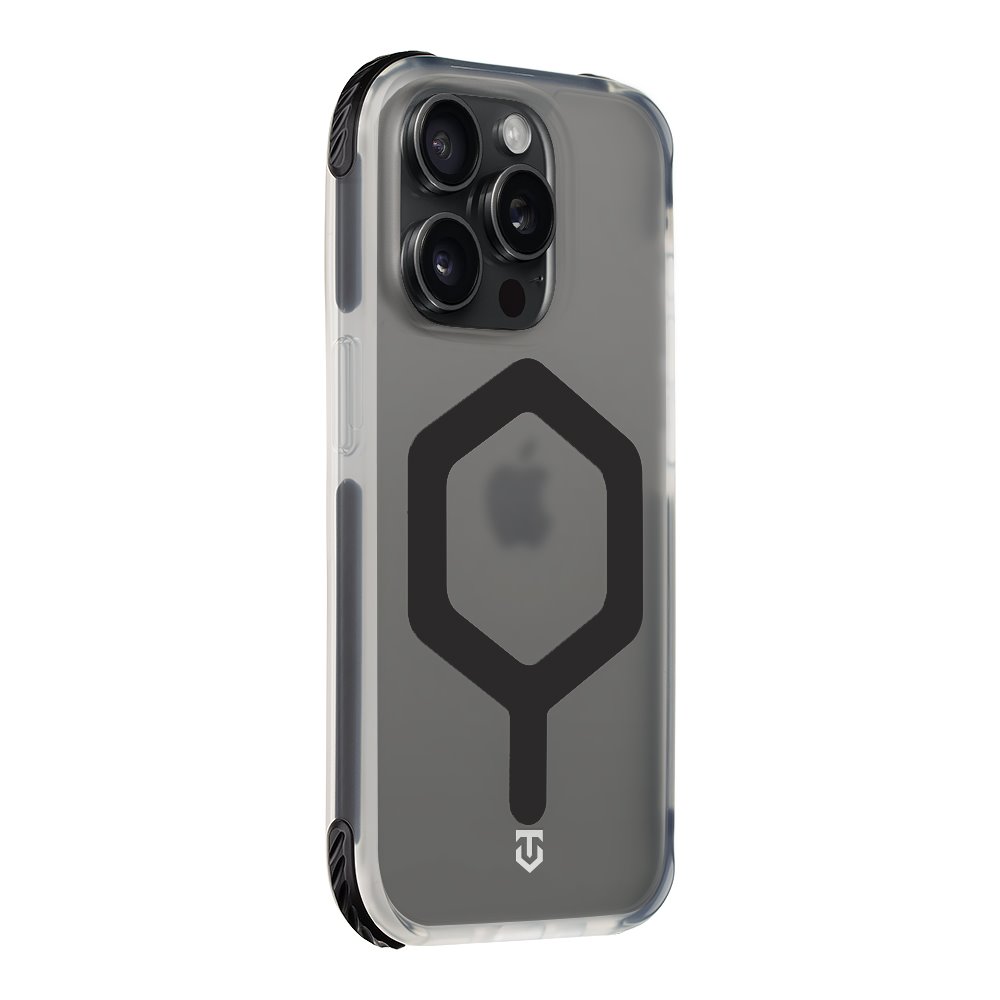 Apple iPhone 15 Pro Tactical MagForce Hexagon tok (Fekete)