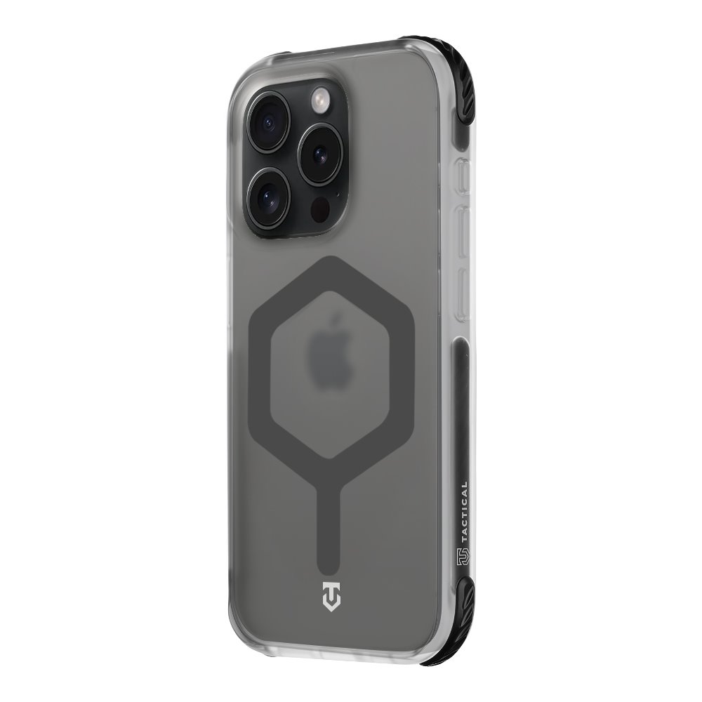 Apple iPhone 15 Pro Tactical MagForce Hexagon tok (Fekete)