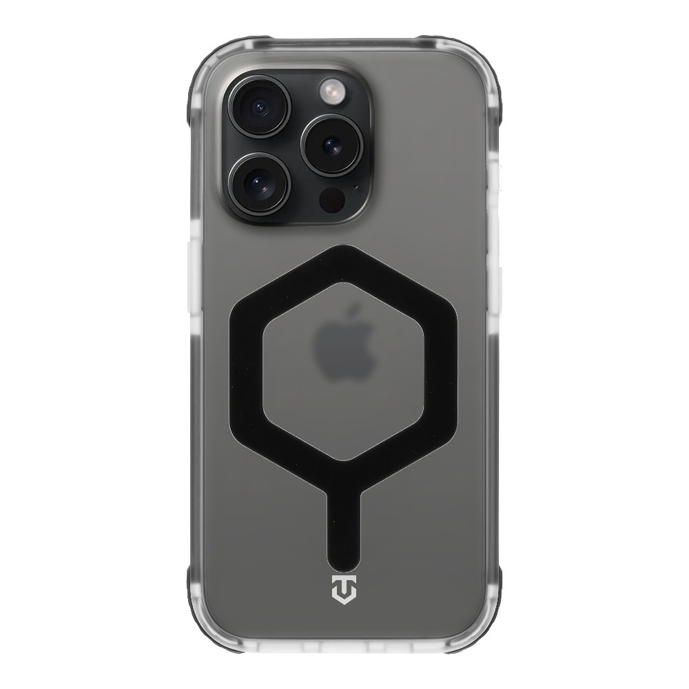 Apple iPhone 15 Pro Tactical MagForce Hexagon tok (Fekete)