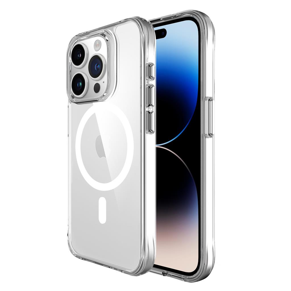Apple iPhone 15 Pro TOKO Pure MagSafe hátlap tok (Átlátszó)