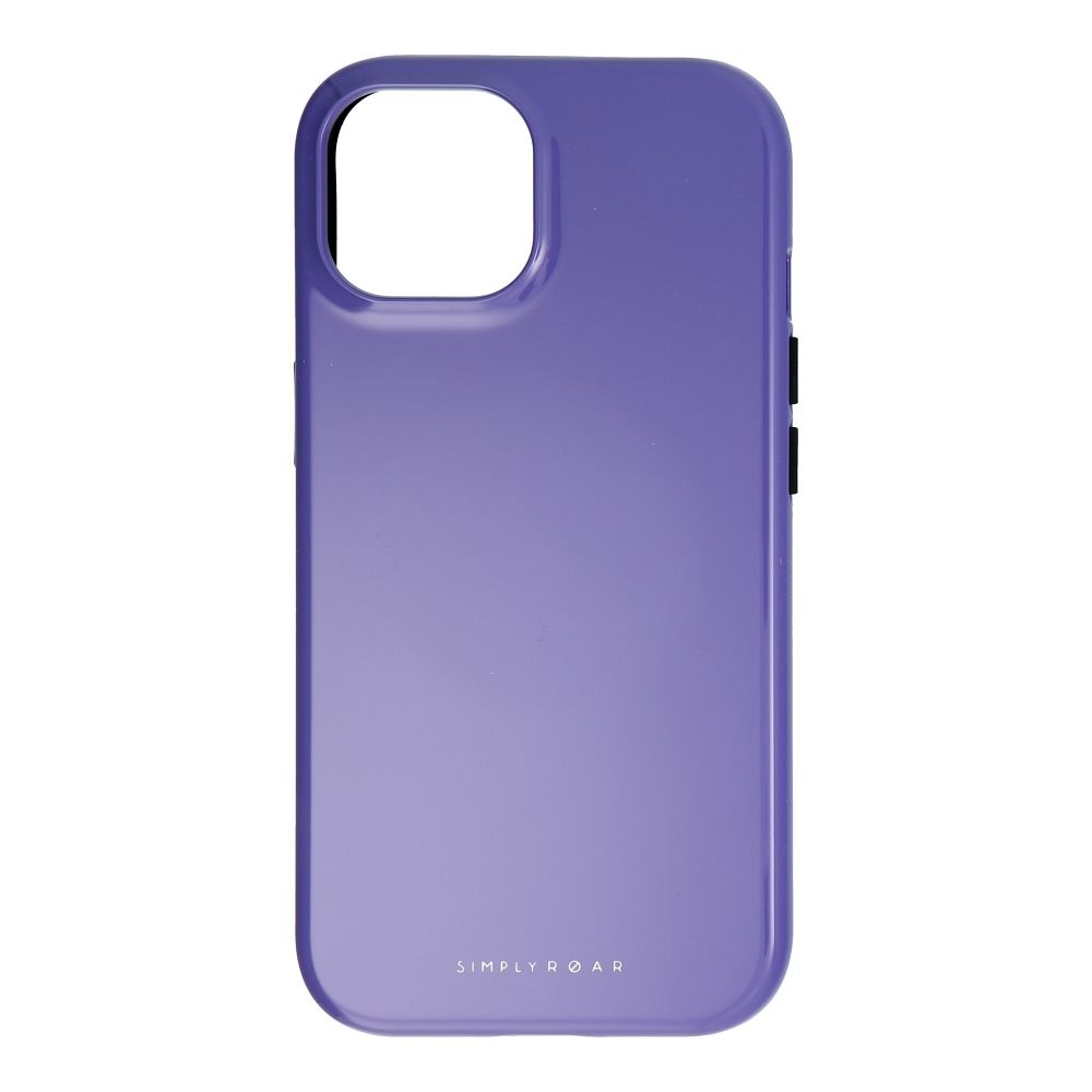 Apple iPhone 15 Roar Rainbow bumper hátlap tok (Lila)