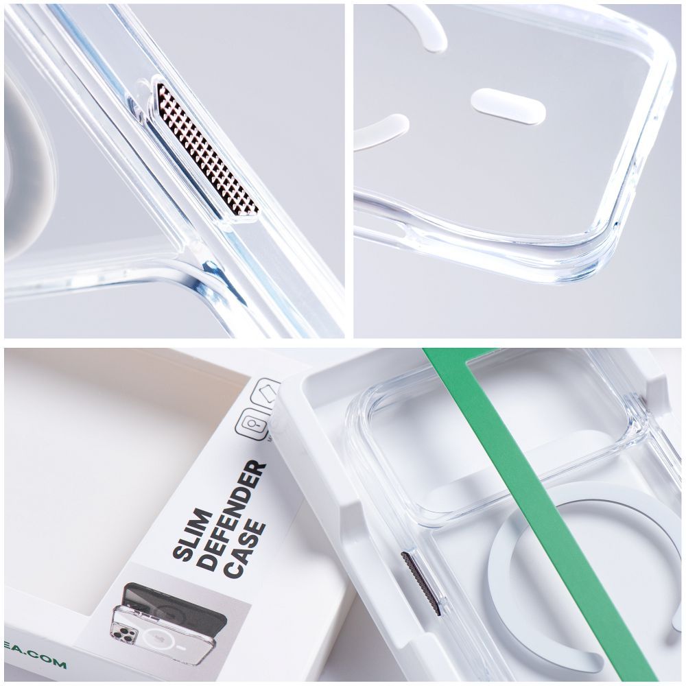 Apple iPhone 15 ROAR Slim Defender hátlap tok (Átlátszó)