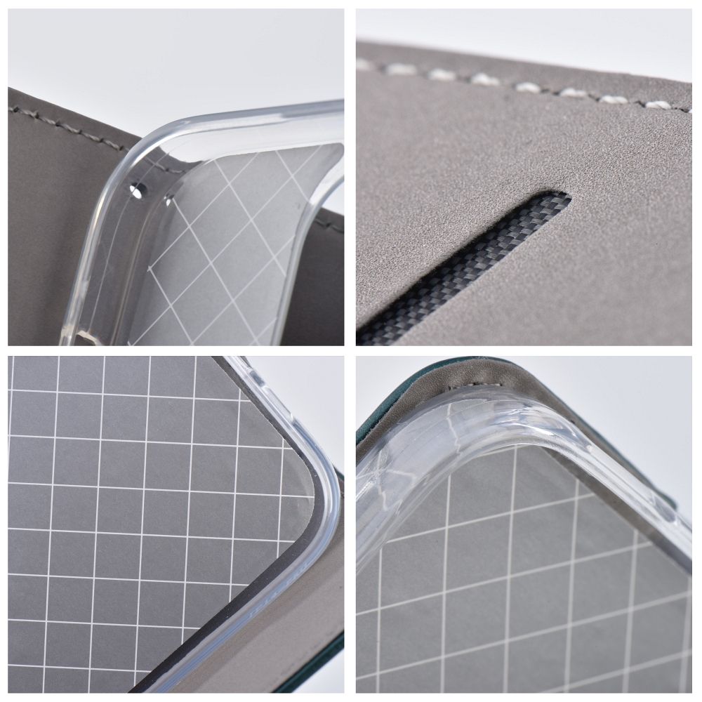 Apple iPhone 15 smart magneto mágneses notesz tok (Zöld)