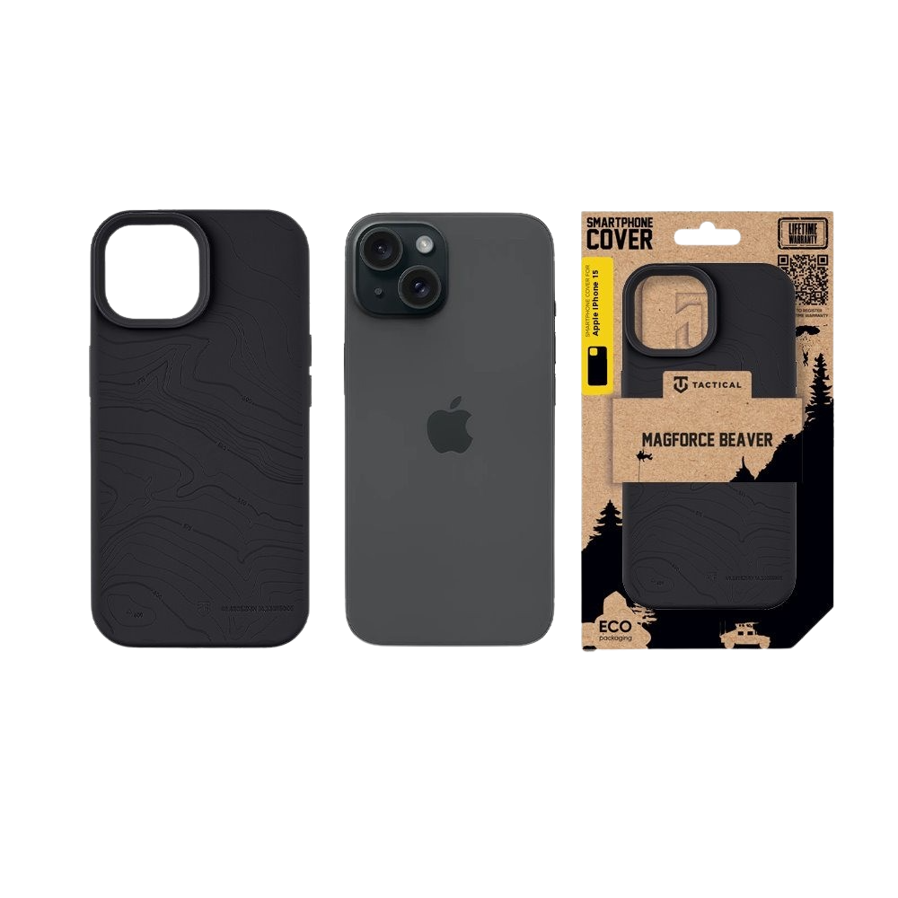 Apple iPhone 15 Tactical MagForce Beaver tok (Szürke)