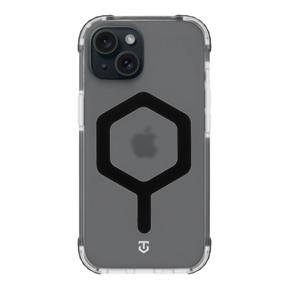 Apple iPhone 15 Tactical MagForce Hexagon tok (Fekete)
