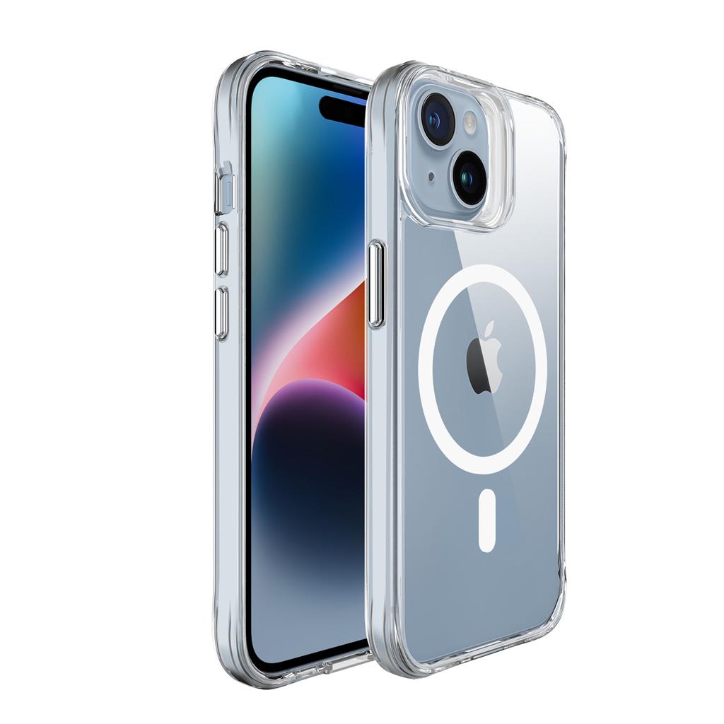 Apple iPhone 15 TOKO Pure MagSafe hátlap tok (Átlátszó)