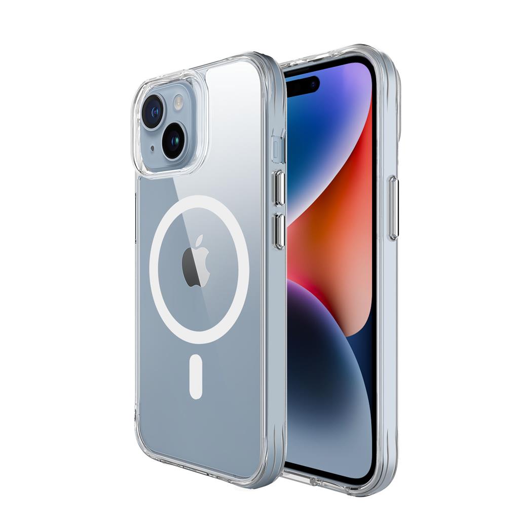 Apple iPhone 15 TOKO Pure MagSafe hátlap tok (Átlátszó)