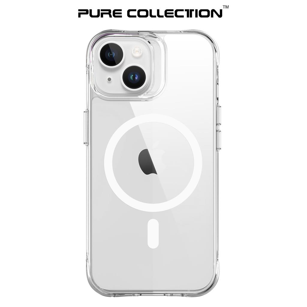 Apple iPhone 15 TOKO Pure MagSafe hátlap tok (Átlátszó)