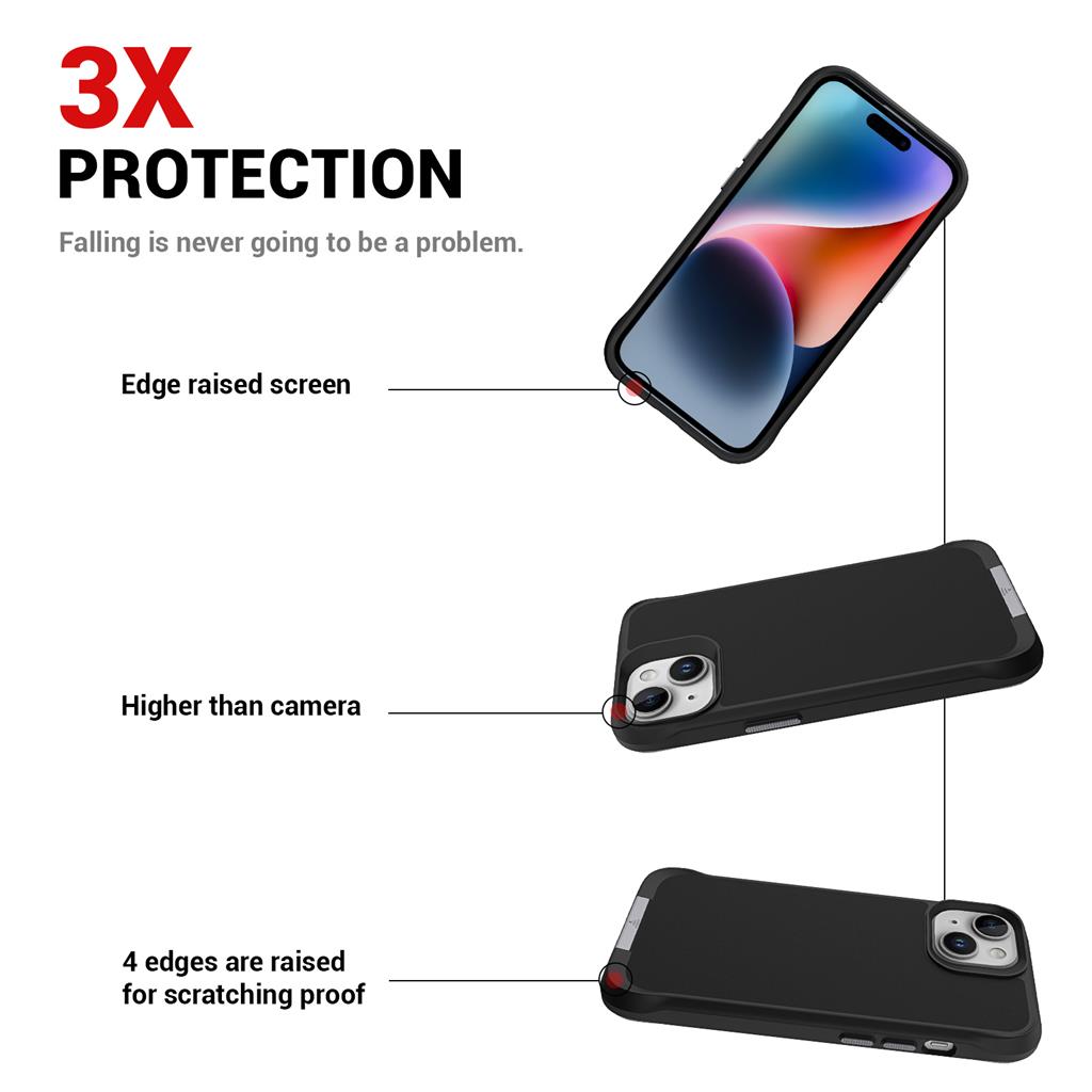 Apple iPhone 15 TOKO Taurustar magsafe hátlap tok (Fekete)