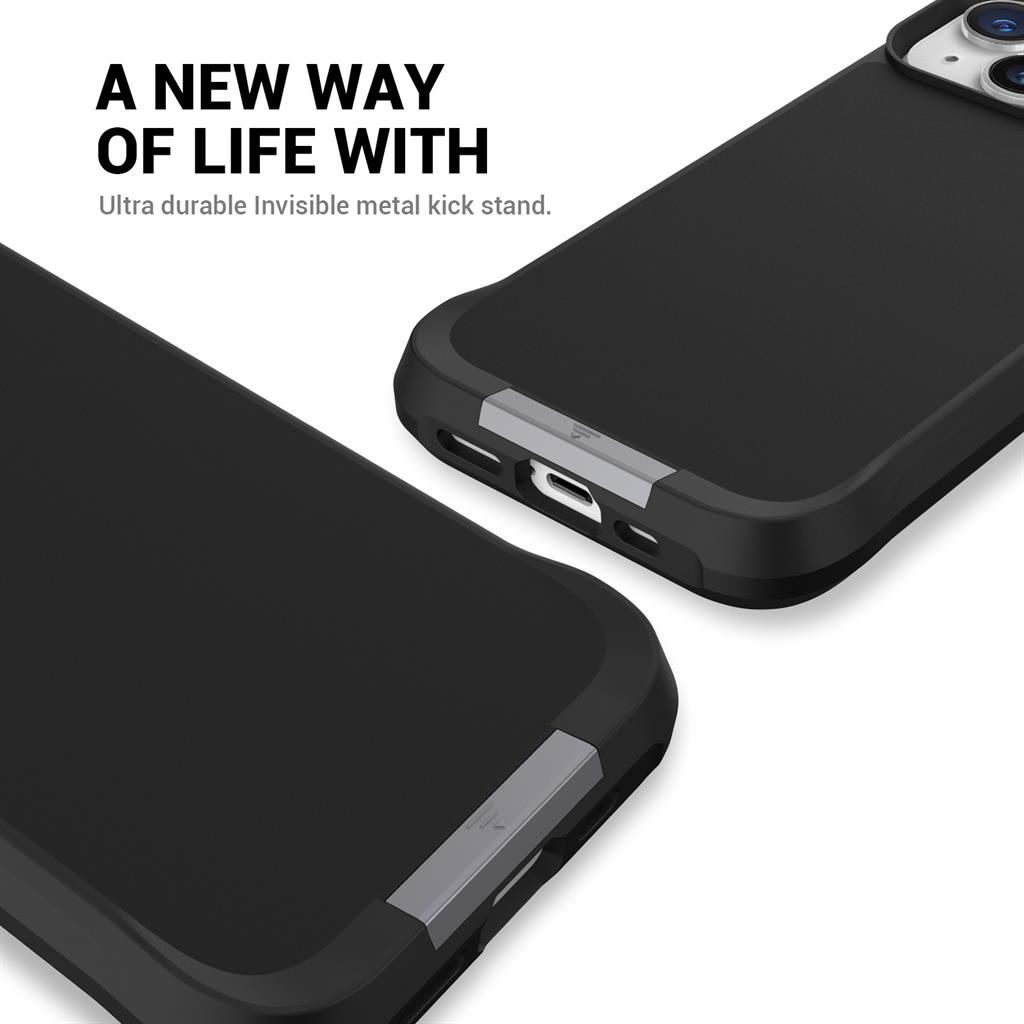 Apple iPhone 15 TOKO Taurustar magsafe hátlap tok (Fekete)