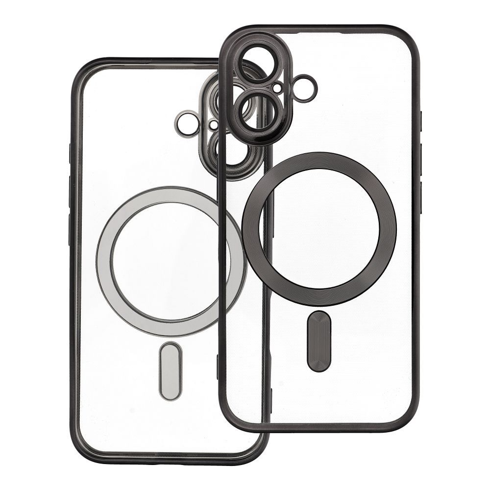 Apple iPhone 16 electro mag magsafe hátlap tok (Fekete)