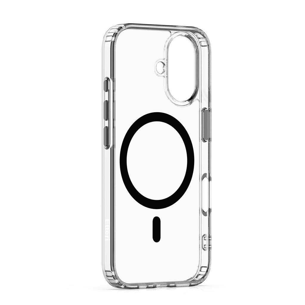 Apple iPhone 16 Etteri Color magsafe hátlap tok (Fekete)