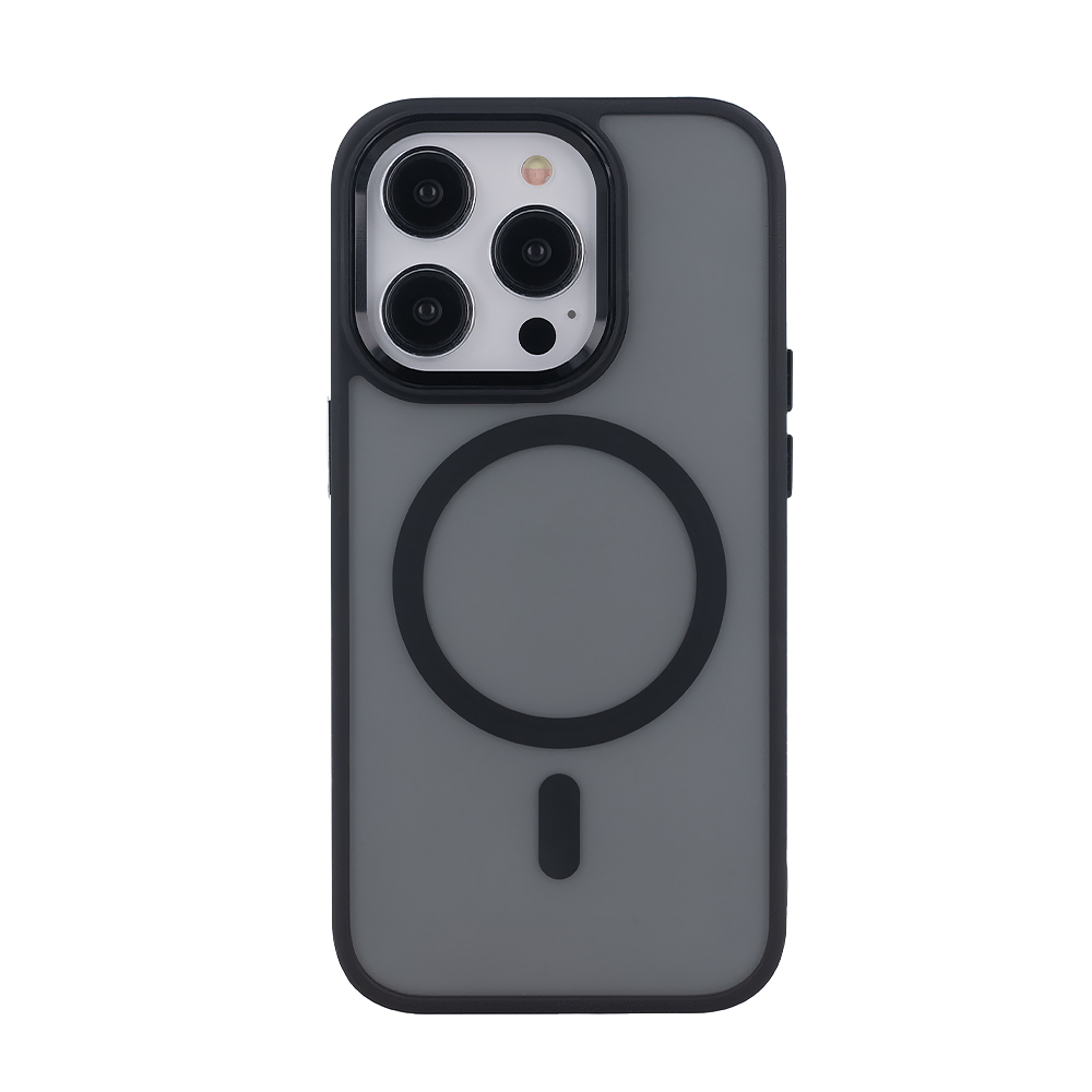 Apple iPhone 16 Frozen magsafe hátlap tok (Fekete)