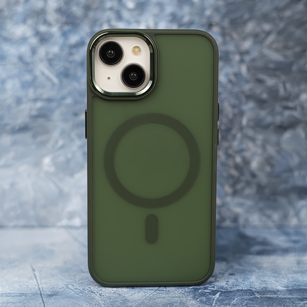 Apple iPhone 16 Frozen magsafe hátlap tok (Zöld)