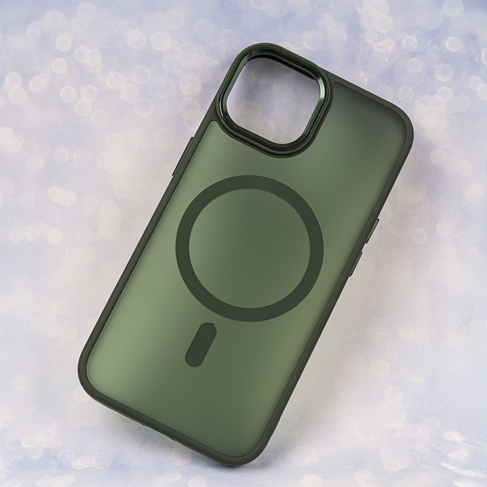 Apple iPhone 16 Frozen magsafe hátlap tok (Zöld)