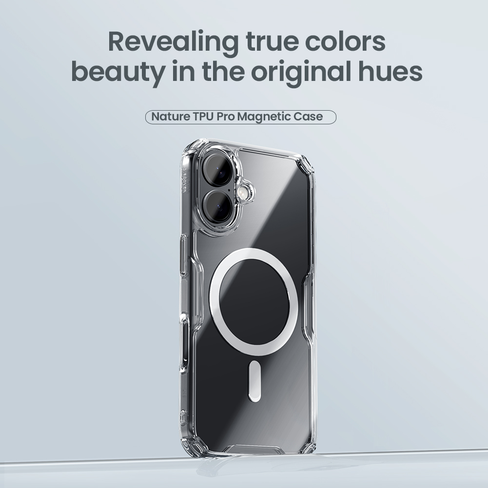 Apple iPhone 16 Nillkin nature pro magsafe hátlap tok (Kék)