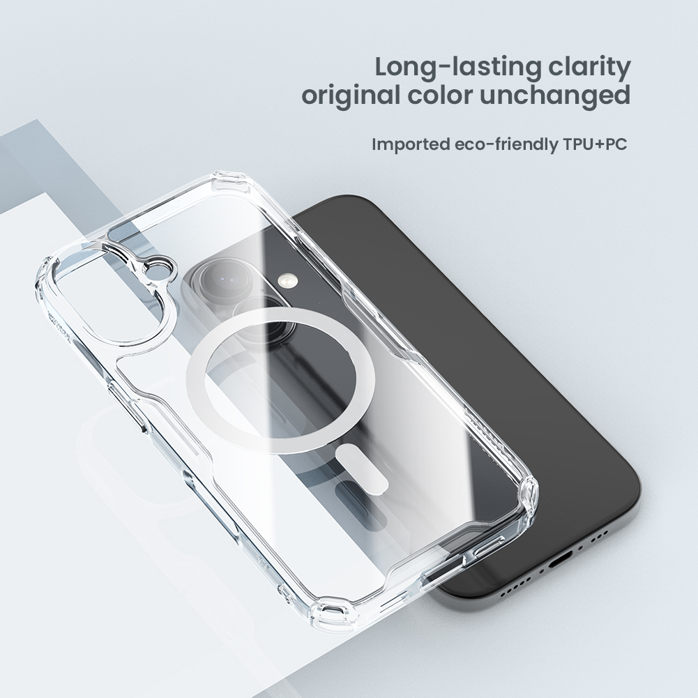 Apple iPhone 16 Nillkin nature pro magsafe hátlap tok (Kék)