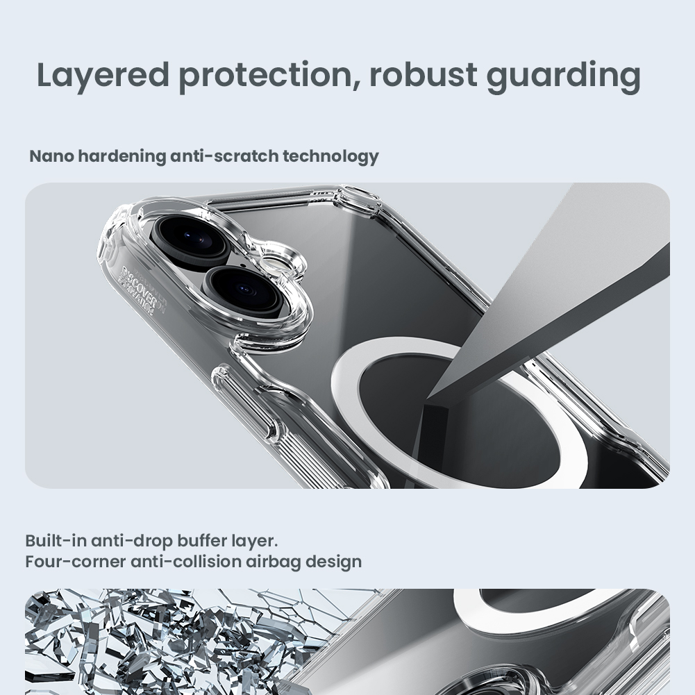 Apple iPhone 16 Nillkin nature pro magsafe hátlap tok (Kék)