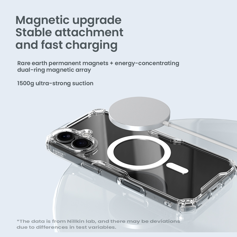 Apple iPhone 16 Nillkin nature pro magsafe hátlap tok (Kék)