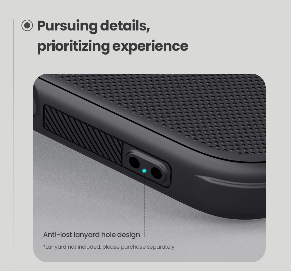 Apple iPhone 16 Nillkin Super frosted shield pro magsafe strapabíró hátlap tok (Fekete)