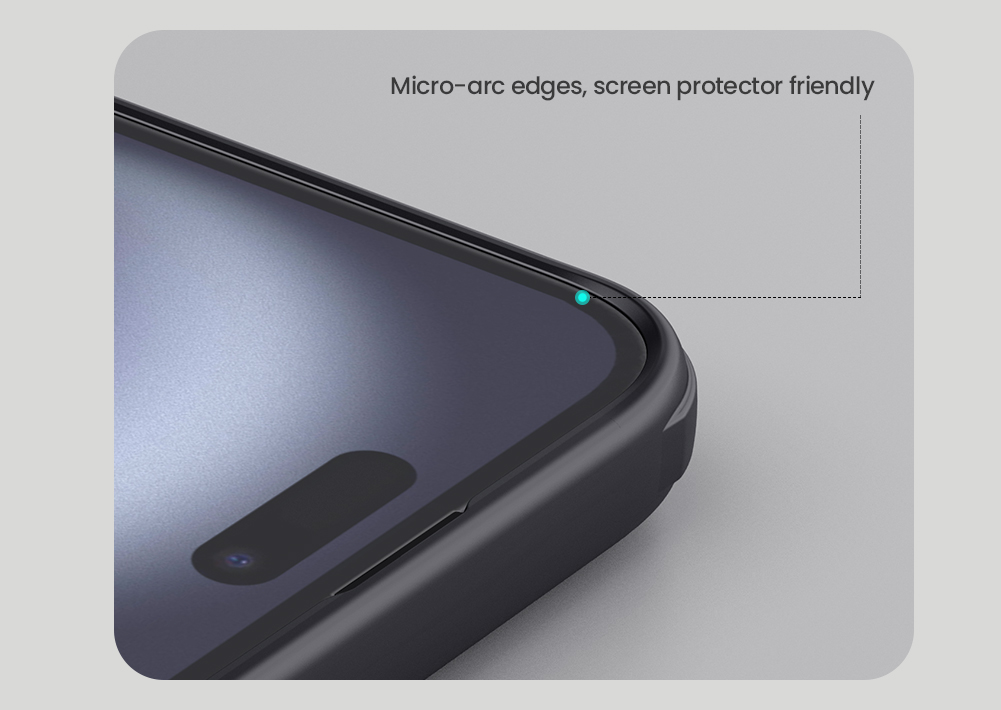 Apple iPhone 16 Nillkin Super frosted shield pro magsafe strapabíró hátlap tok (Fekete)