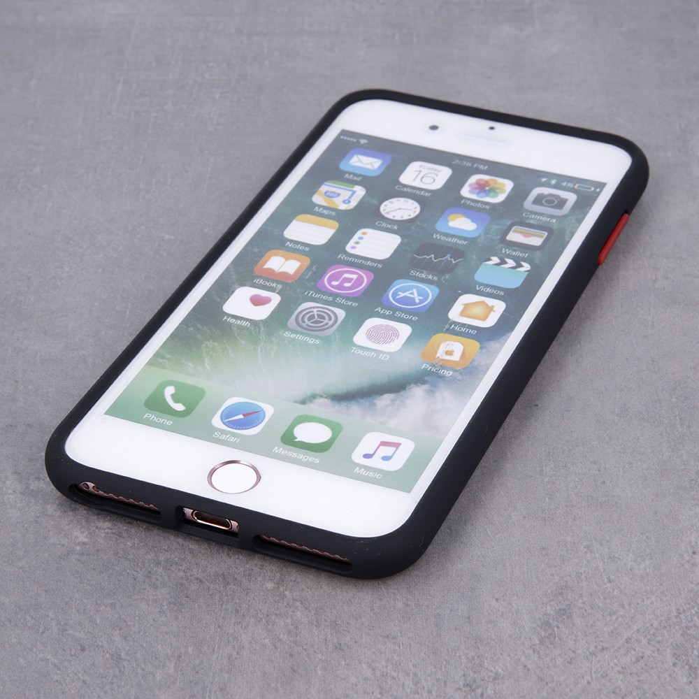 Apple iPhone 16 Plus colored buttons hátlap tok (Fekete) 0