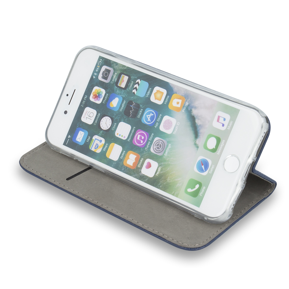 Apple iPhone 16 Plus smart magnetic mágneses notesz tok (Kék)