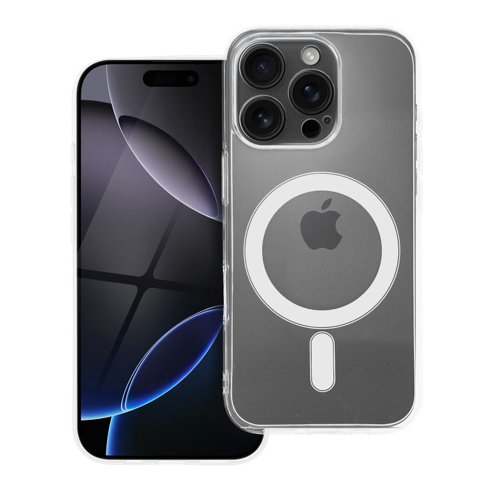 Apple iPhone 16 Pro 2 mm vékony szilikon MagSafe hátlap tok (Átlátszó)