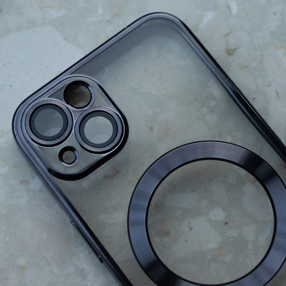 Apple iPhone 16 Pro Color Chrome Magsafe hátlap tok (Fekete)