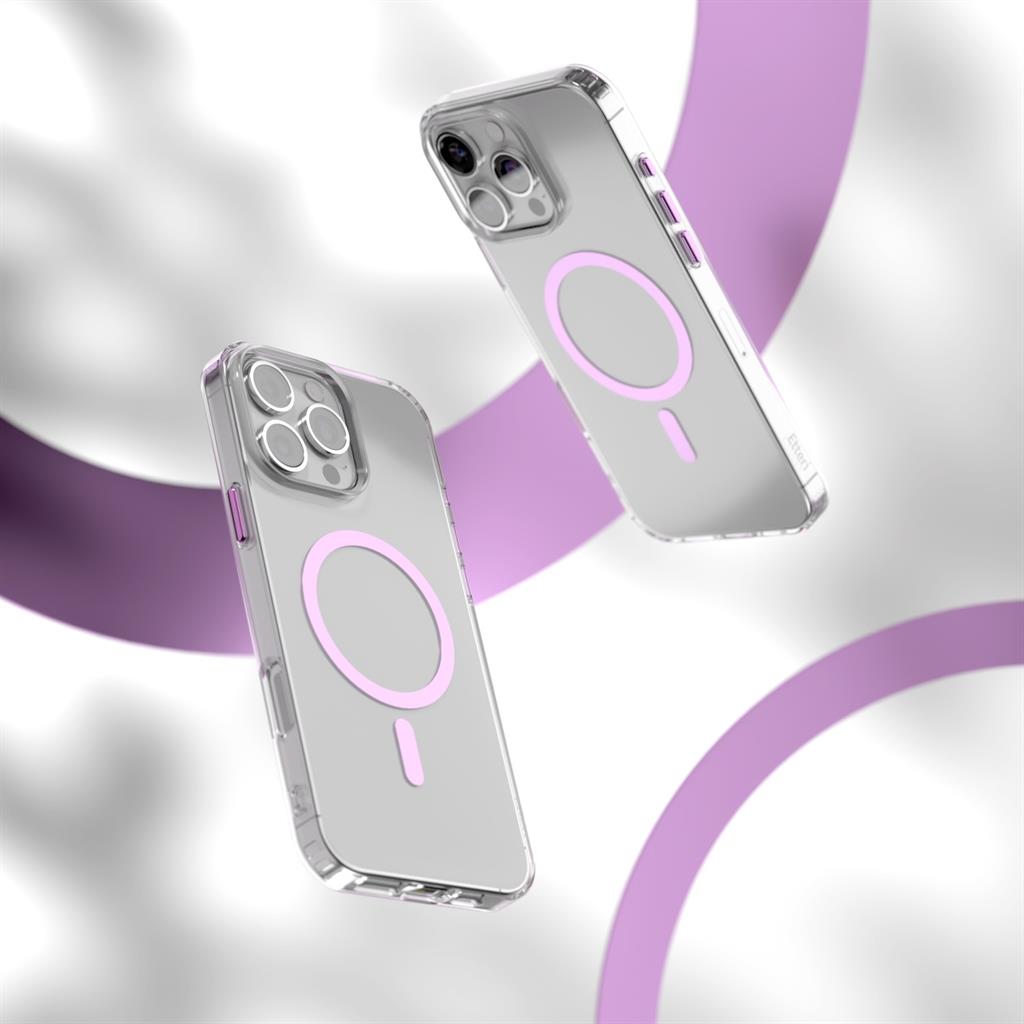 Apple iPhone 16 Pro Etteri Color magsafe hátlap tok (Rózsaszín)