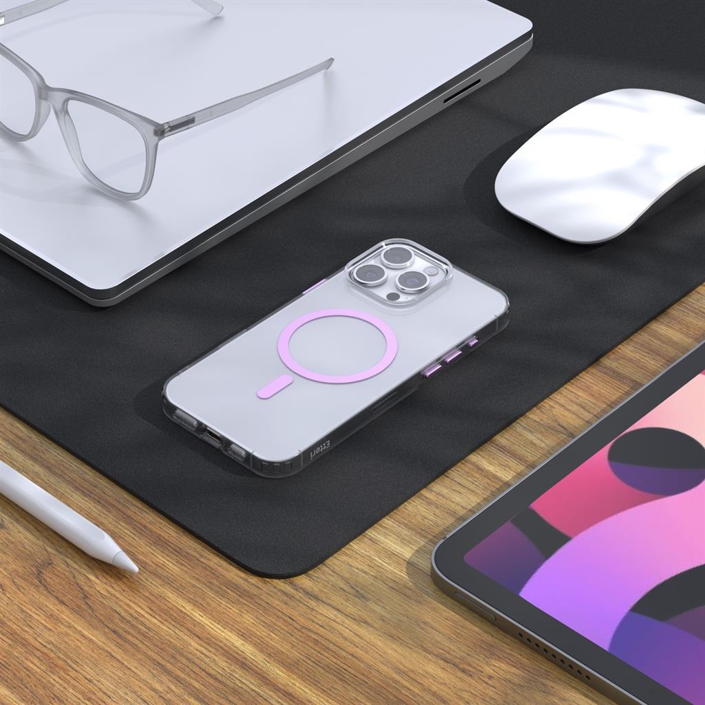 Apple iPhone 16 Pro Etteri Color magsafe hátlap tok (Rózsaszín)