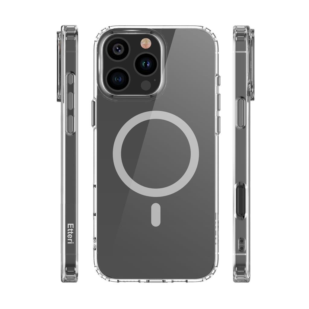Apple iPhone 16 Pro Etteri Color magsafe hátlap tok (Szürke)