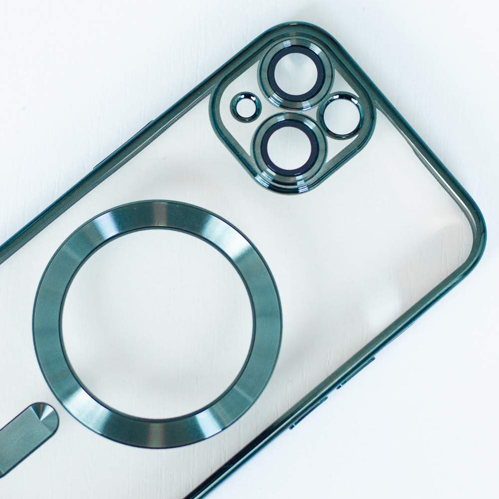 Apple iPhone 16 Pro Max Color Chrome Magsafe hátlap tok (Zöld)
