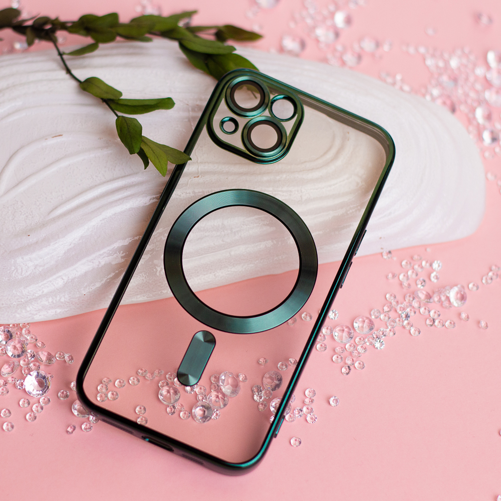 Apple iPhone 16 Pro Max Color Chrome Magsafe hátlap tok (Zöld)