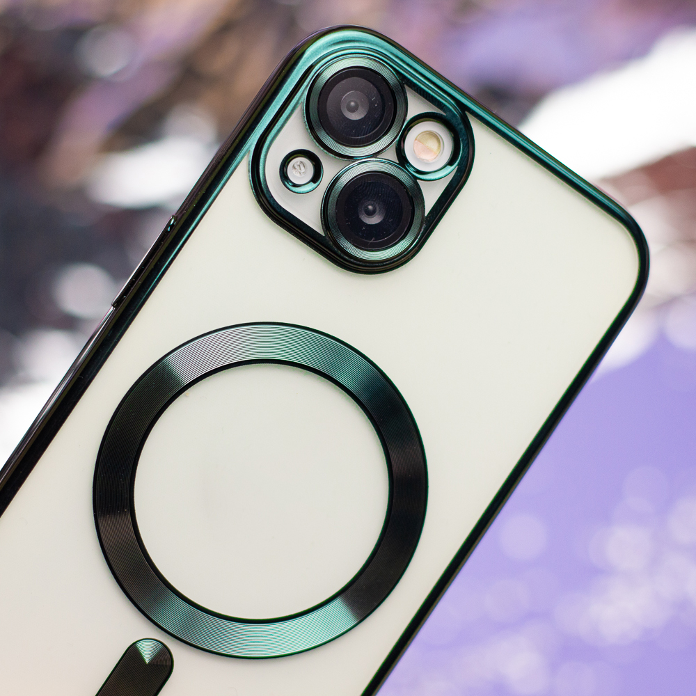 Apple iPhone 16 Pro Max Color Chrome Magsafe hátlap tok (Zöld)