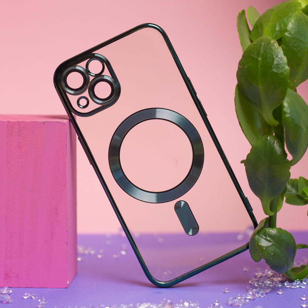 Apple iPhone 16 Pro Max Color Chrome Magsafe hátlap tok (Zöld)