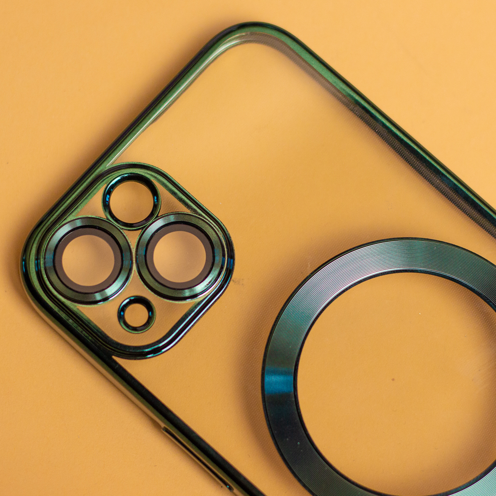 Apple iPhone 16 Pro Max Color Chrome Magsafe hátlap tok (Zöld)