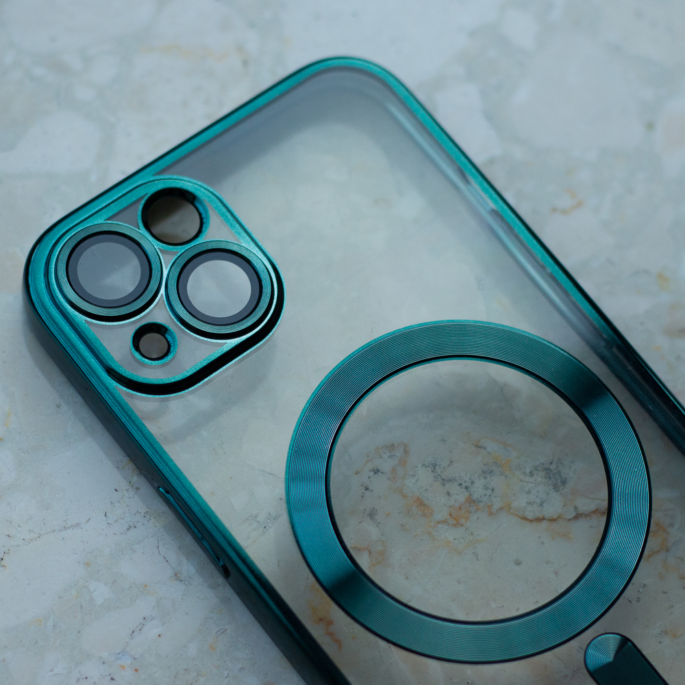 Apple iPhone 16 Pro Max Color Chrome Magsafe hátlap tok (Zöld)