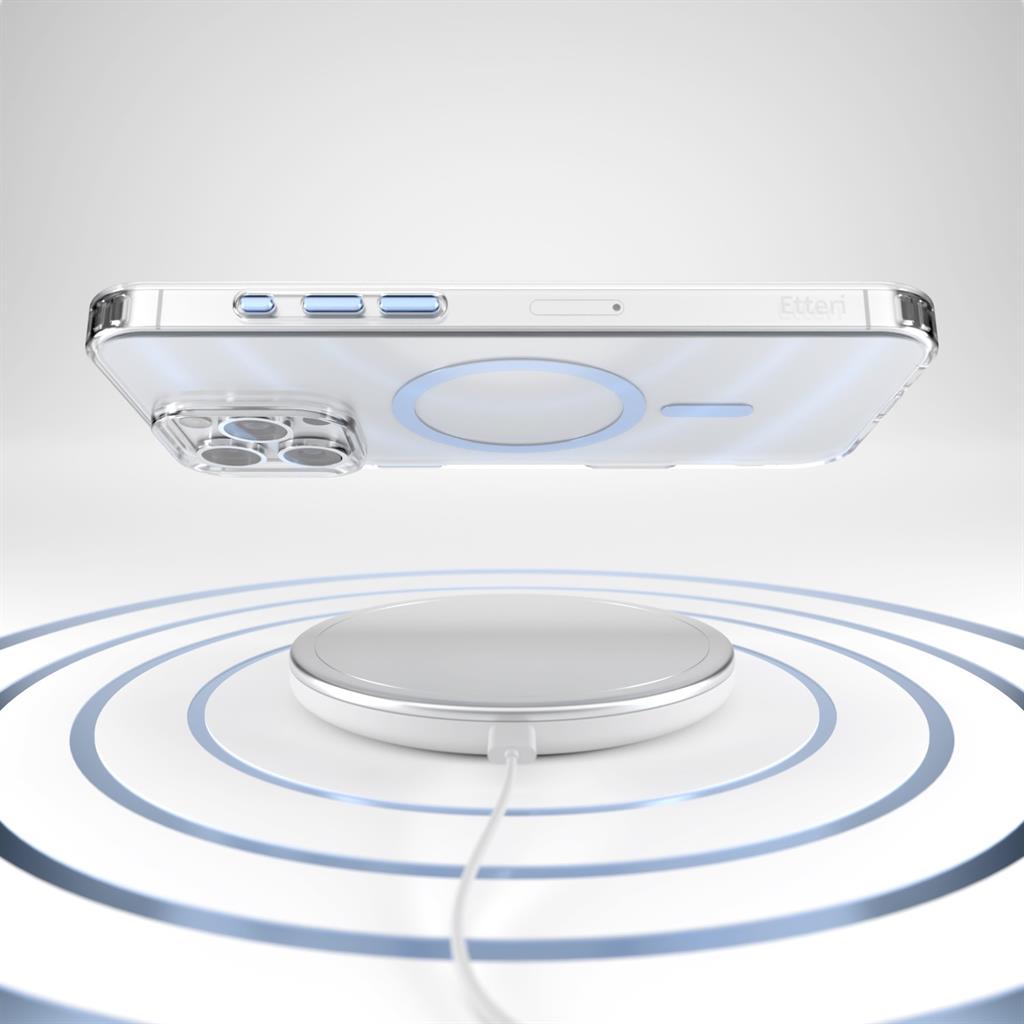 Apple iPhone 16 Pro Max Etteri Color magsafe hátlap tok (Kék) 3