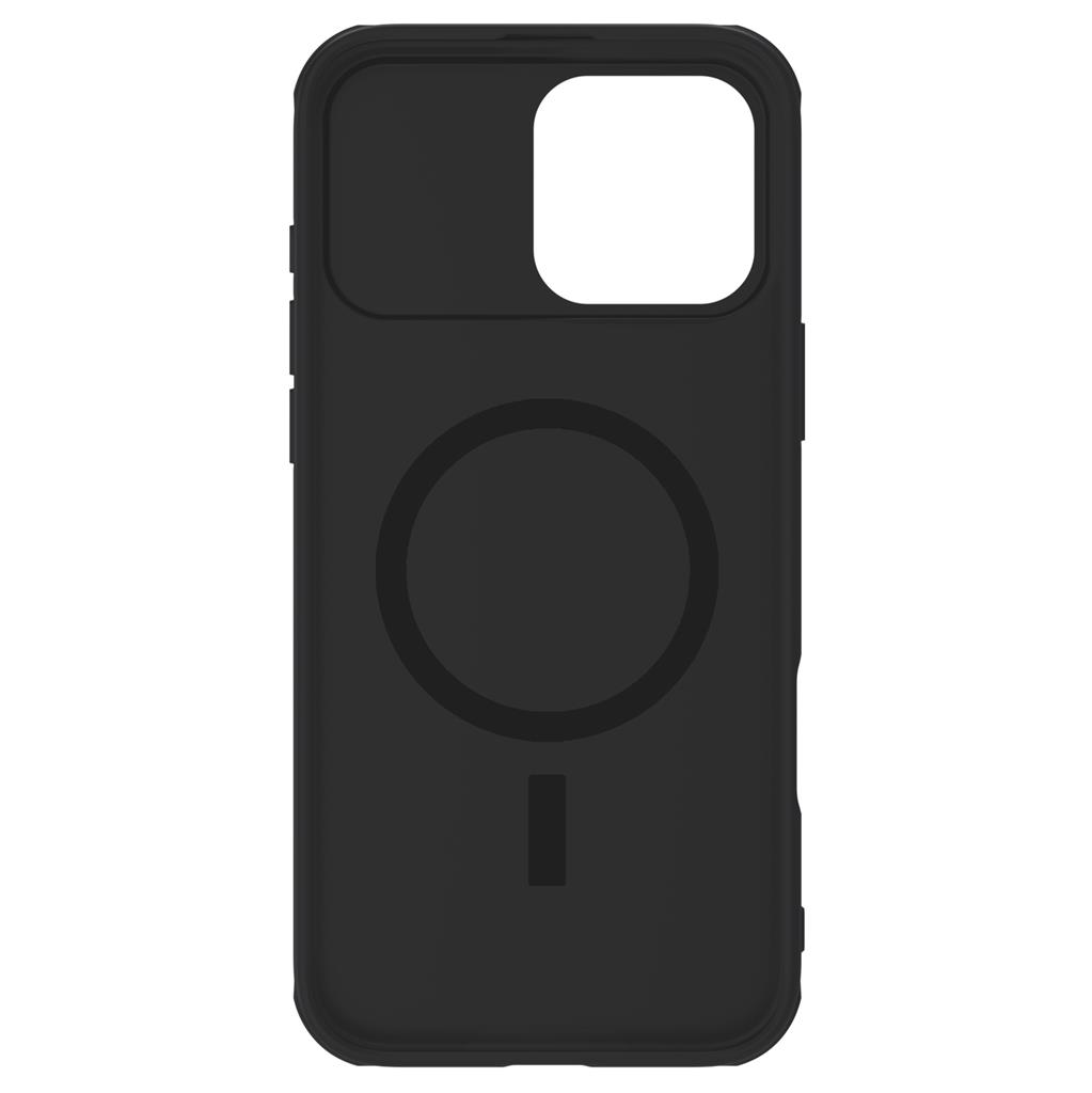 Apple iPhone 16 Pro Max Nillkin camshield pro magsafe hátlap tok (Fekete)
