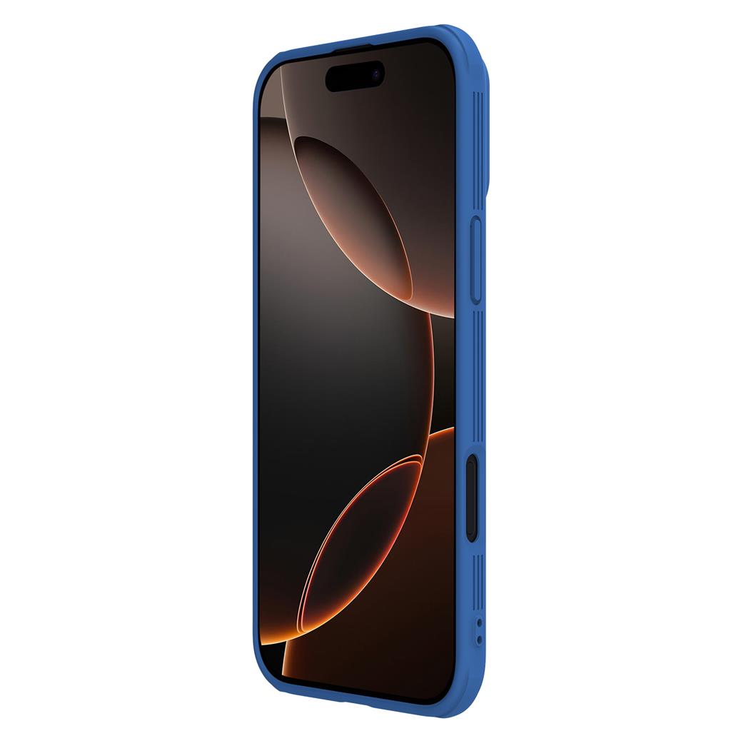 Apple iPhone 16 Pro Max Nillkin camshield pro magsafe hátlap tok (Kék)