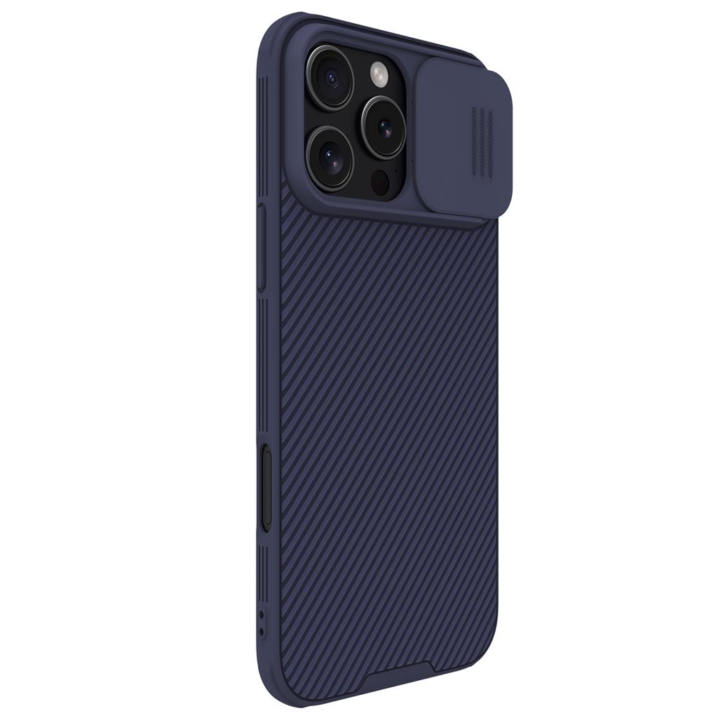Apple iPhone 16 Pro Max Nillkin camshield pro magsafe hátlap tok (Lila) 0