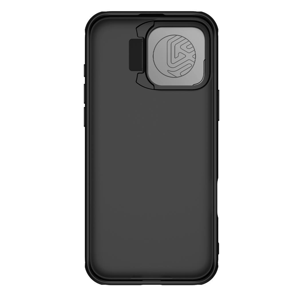 Apple iPhone 16 Pro Max Nillkin Camshield Prop hátlap tok (Fekete)